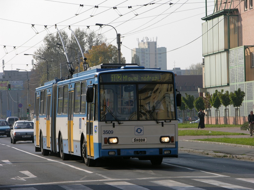 2005-10-12 Ostrava Trolleybus Nr.3509