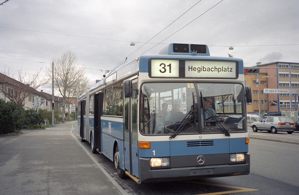1998-04-07 Zürich Trolleybus Nr.1