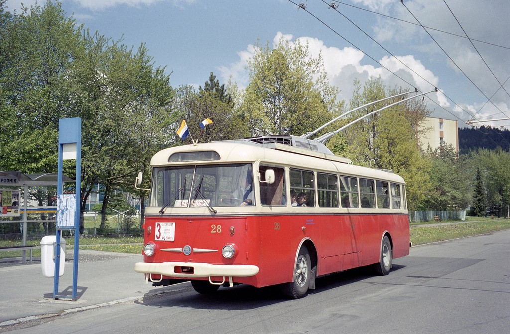 2002-05-11 Mariánské Lázně Trolleybus Nr.28