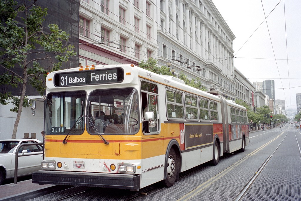 1998-07 San Francisco Trolleybus Nr.7055
