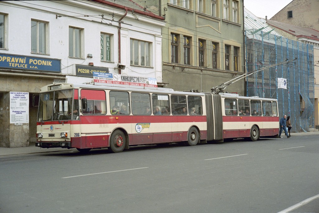 1996-04 Teplice Trolleybus Nr.206