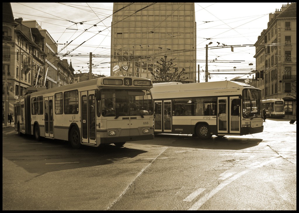 Public transport in Geneva / Switzerland
